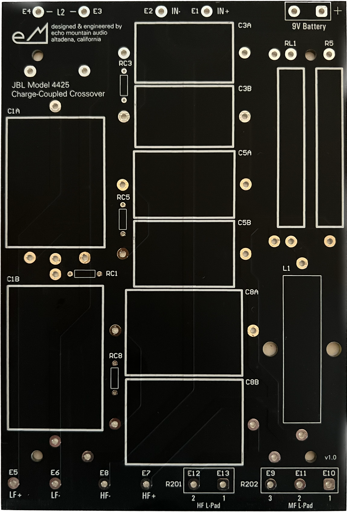 JBL 4425 Charge-Coupled Crossover Boards