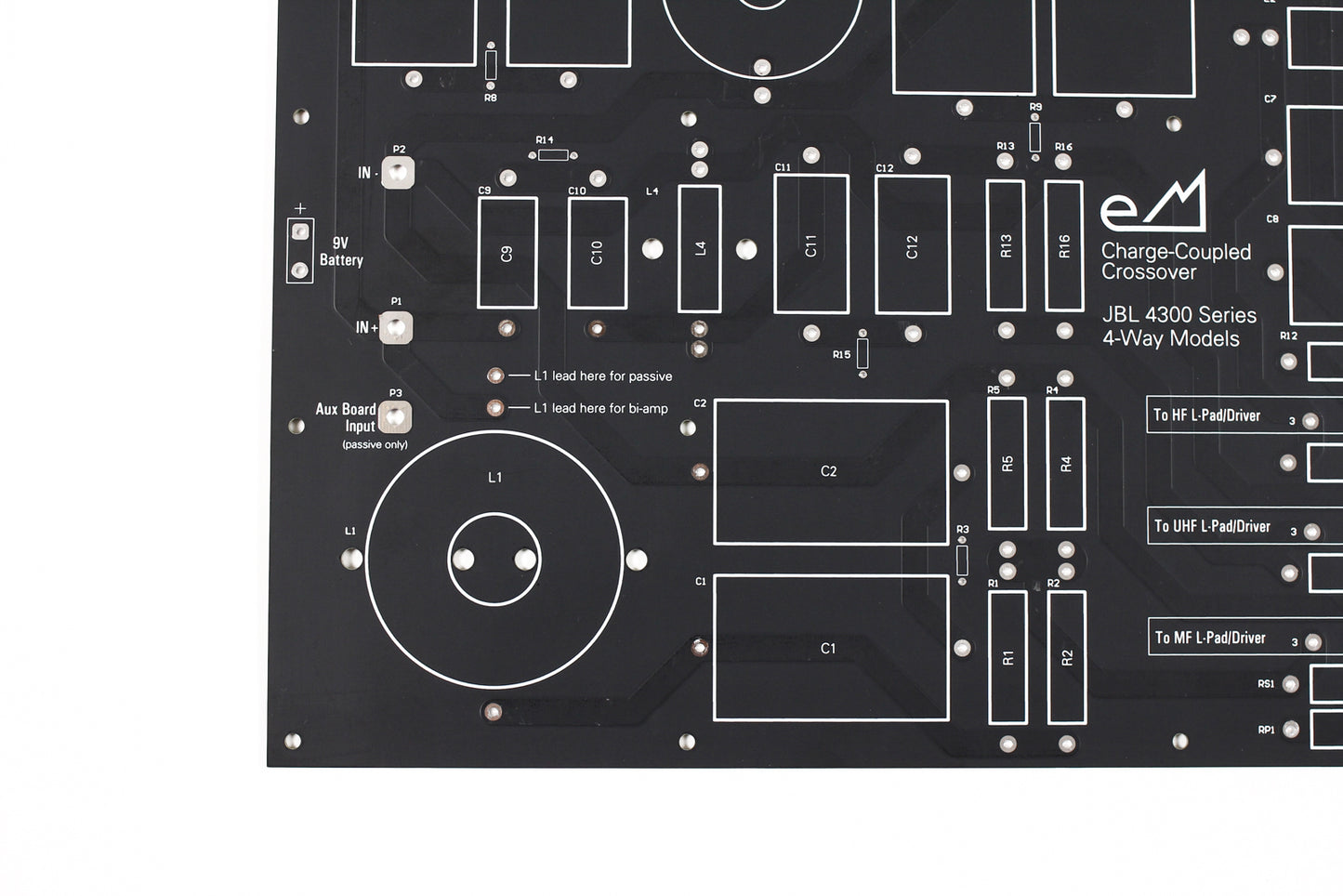 Bi-amp Board Set for JBL 4300 Series 4-way Models