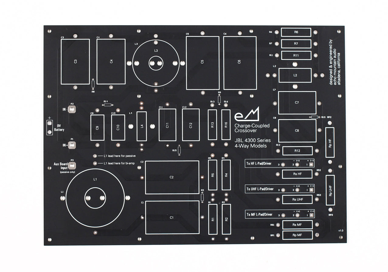Bi-amp Board Set for JBL 4300 Series 4-way Models
